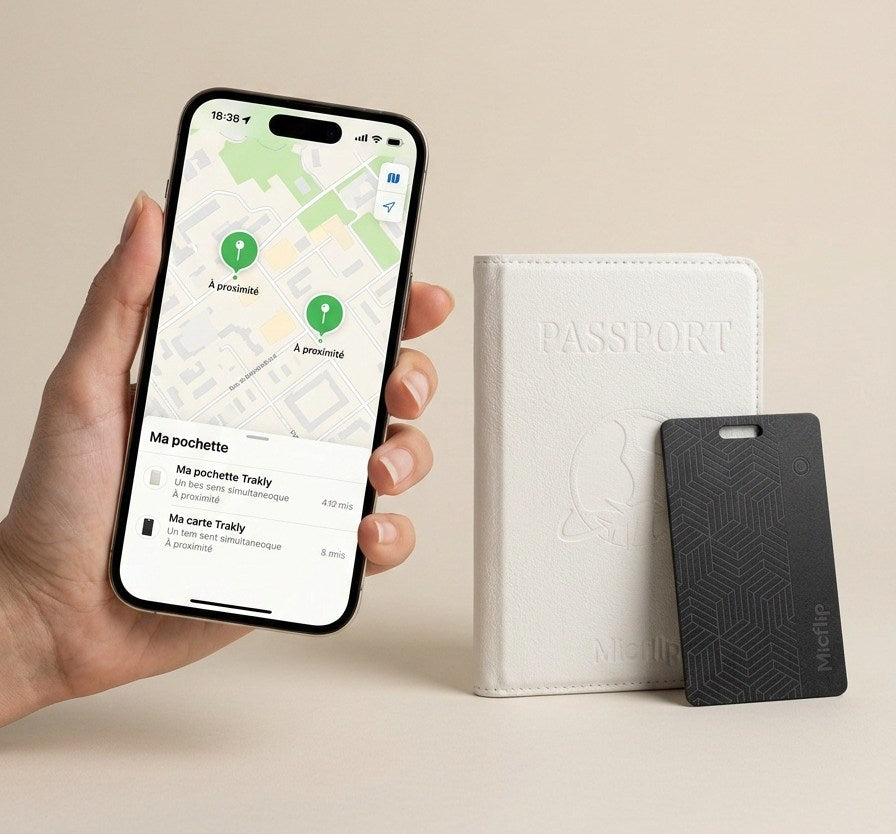 Localisez passeport et carte Trakly depuis l'application